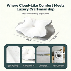 وسادة سمارت زون المريحة: دعم مثالي للرقبة والكتفين لنوم هانئ