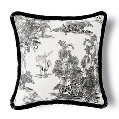 30x50/45x45 سم غطاء وسادة قطيفة نورديك وسادة أريكة غطاء الخصر أسود ريترو ديكور منزلي غطاء وسادة بدون حشوة