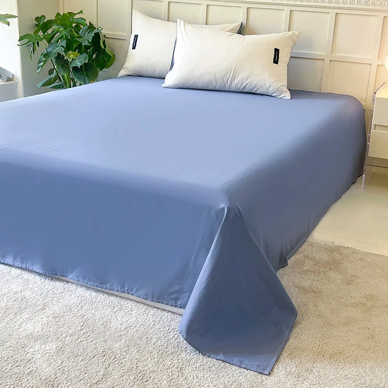 White duvet cover set with pillowcase - bed sheet and duvet cover set, available in single, double, queen and king sizes.