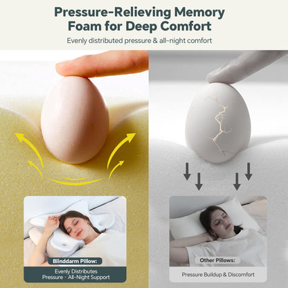 وسادة عنق عنق الرحم للنوم ، وسائد مريحة للنوم على الجانب