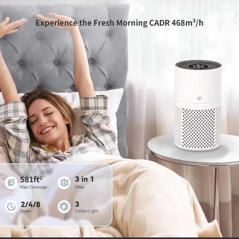 جهاز تنقية الهواء KJ402F-A - جهاز تنقية هواء ذكي فائق الهدوء للمنزل والمكتب هواء نقي، حياة صحية