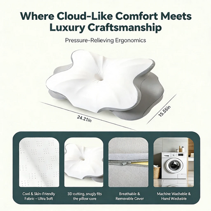وسادة سمارت زون المريحة: دعم مثالي للرقبة والكتفين لنوم هانئ
