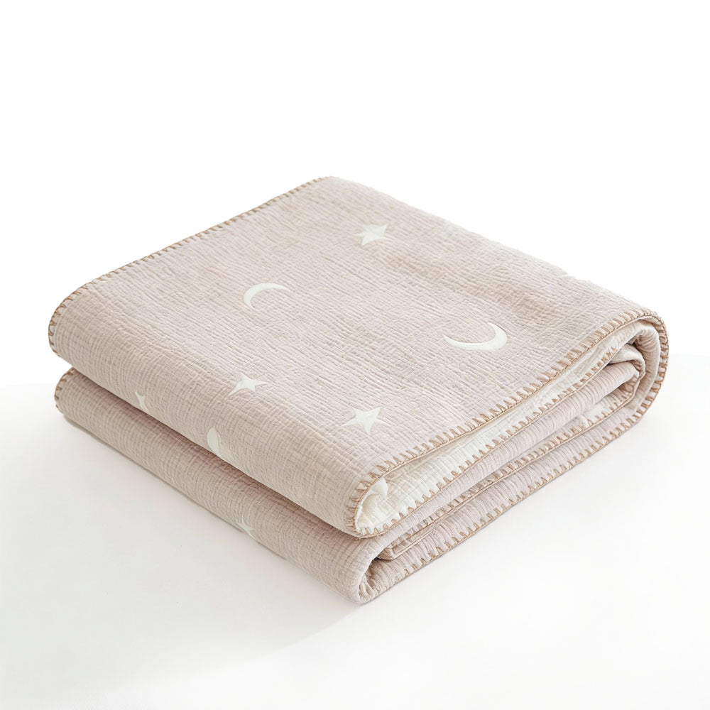 Baby blanket/swaddle - soft and breathable, made from 100% cotton, can be used as a cover for the sofa, stroller, and crib. 