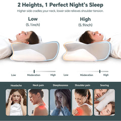 وسادة عنق عنق الرحم للنوم ، وسائد مريحة للنوم على الجانب
